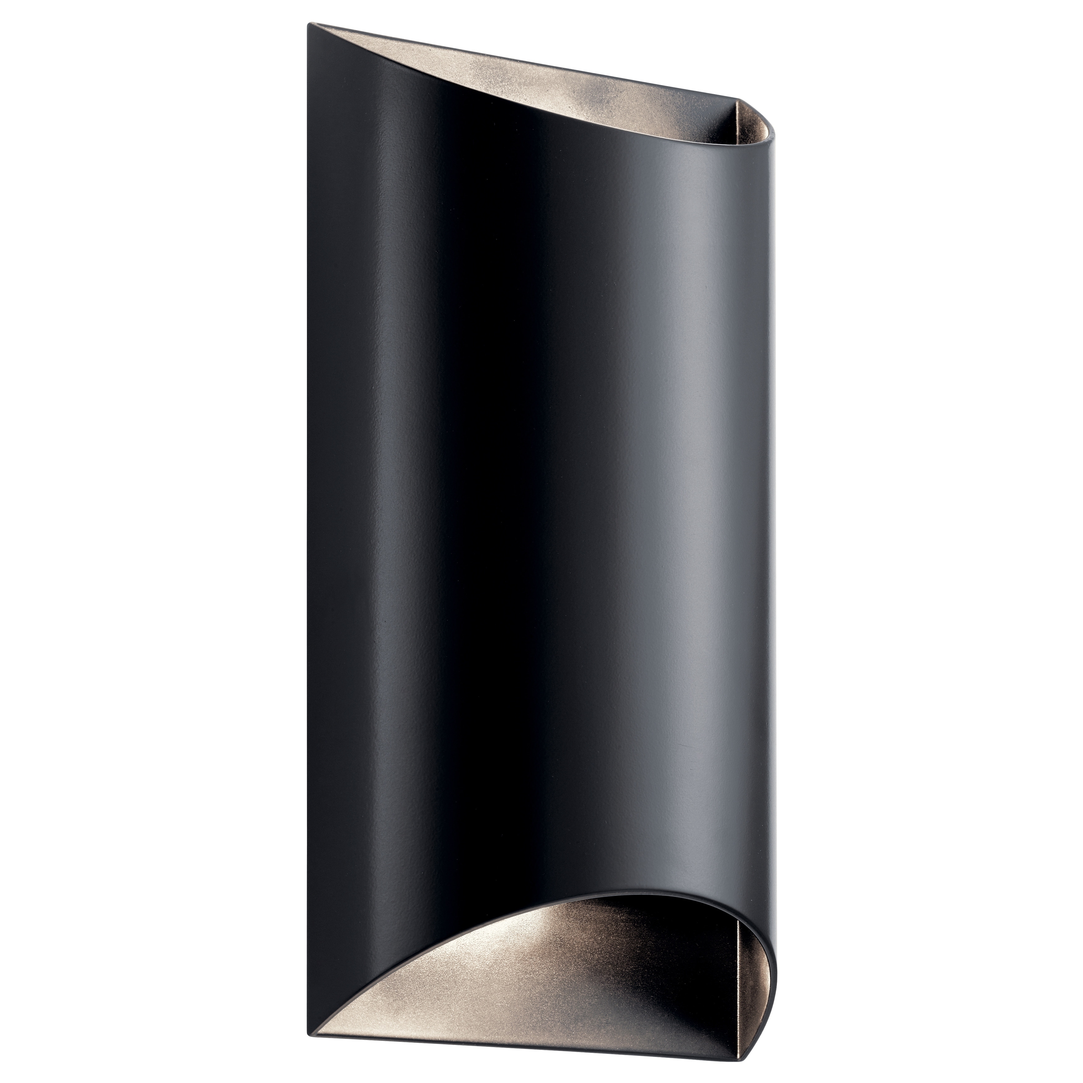 Kichler Lighting Wesley 2 Light Led Outdoor Wall Light Black Overstock 30916781