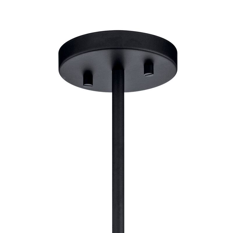 Kichler Lighting Crosby 3-Light Semi Flush Chandelier Black