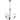Kichler Lighting Tula 3-Light Semi Flush Chandelier Brushed Nickel