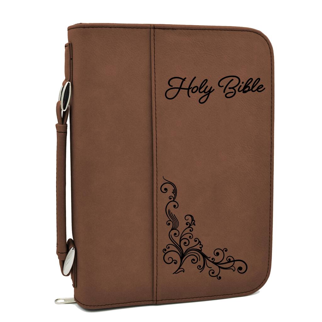 Holy Bible Decorative Brown Bible Cover