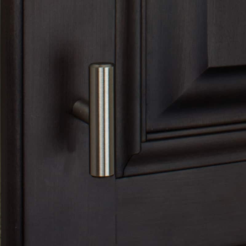 GlideRite 5-Pack 2 in. Stainless Steel Cabinet T-Knob Pulls - Stainless Steel