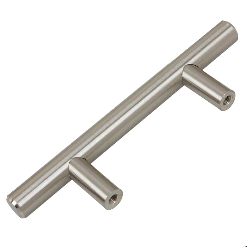 GlideRite 5-Pack 2-1/2 in. Center Stainless Steel Cabinet Bar Pulls - Stainless Steel