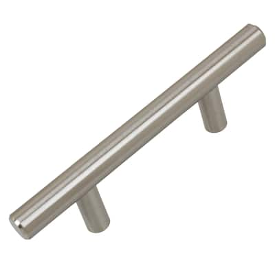 GlideRite 5-Pack 2-1/2 in. Center Stainless Steel Cabinet Bar Pulls - Stainless Steel