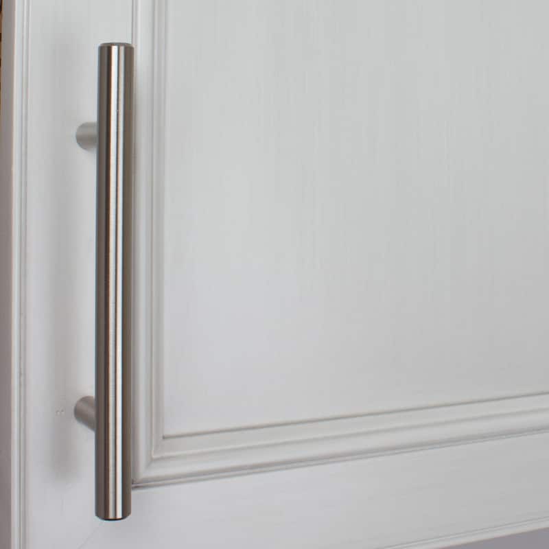 GlideRite 5-Pack 3-3/4 in. Center Stainless Steel Cabinet Bar Pulls - Stainless Steel