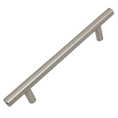 GlideRite 5-Pack 5 in. Center Stainless Steel Cabinet Bar Pulls - Stainless Steel