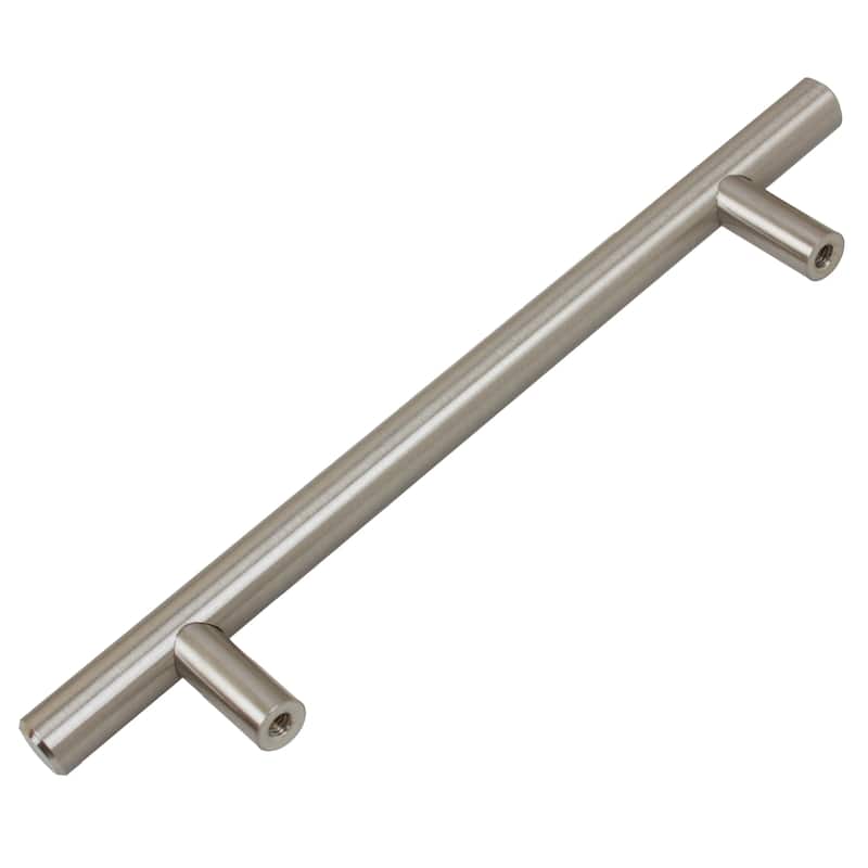 GlideRite 5-Pack 5 in. Center Stainless Steel Cabinet Bar Pulls - Stainless Steel