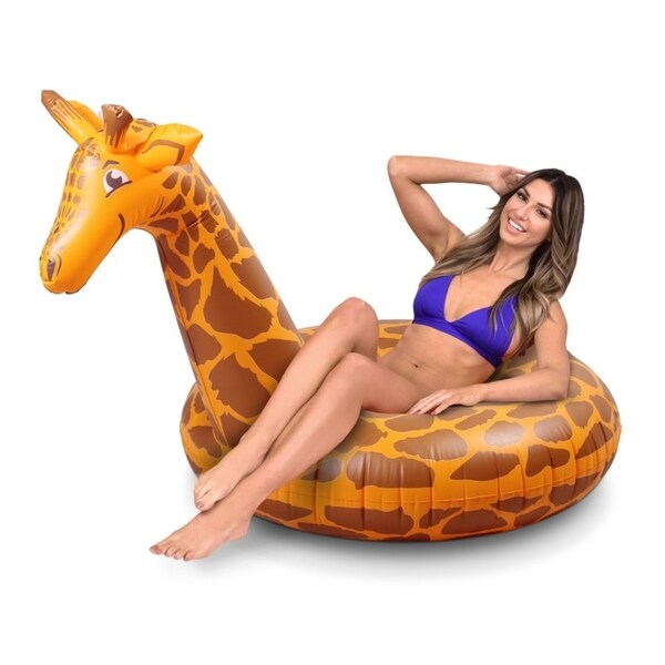 Shop GoFloats Stretch the Giraffe Party Tube Inflatable ...