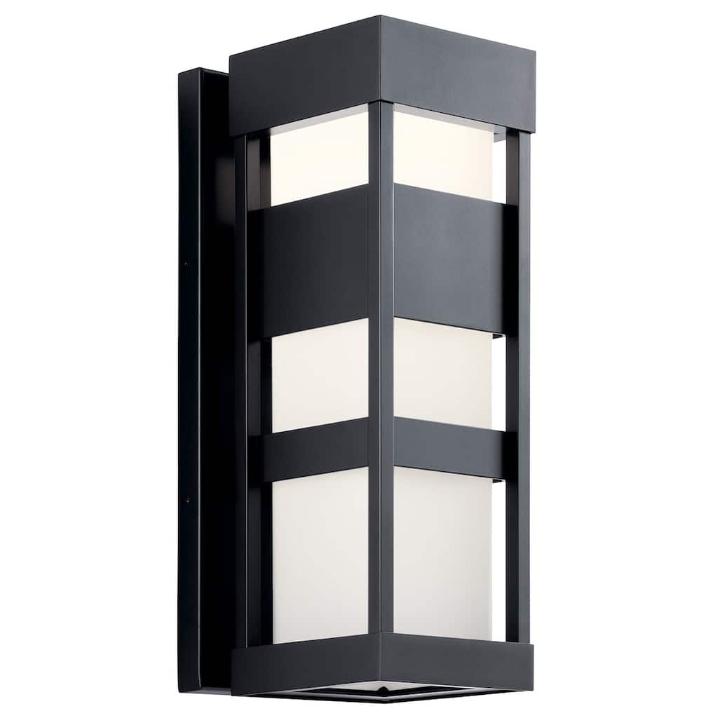 Kichler Lighting Ryler Outdoor LED Wall Light Black