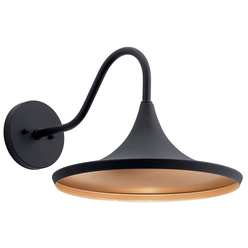 Kichler Lighting Elias Outdoor LED Wall Light Textured Black