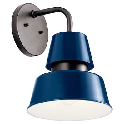 Kichler Lighting Lozano 1-Light Outdoor Wall Light Catalina Blue