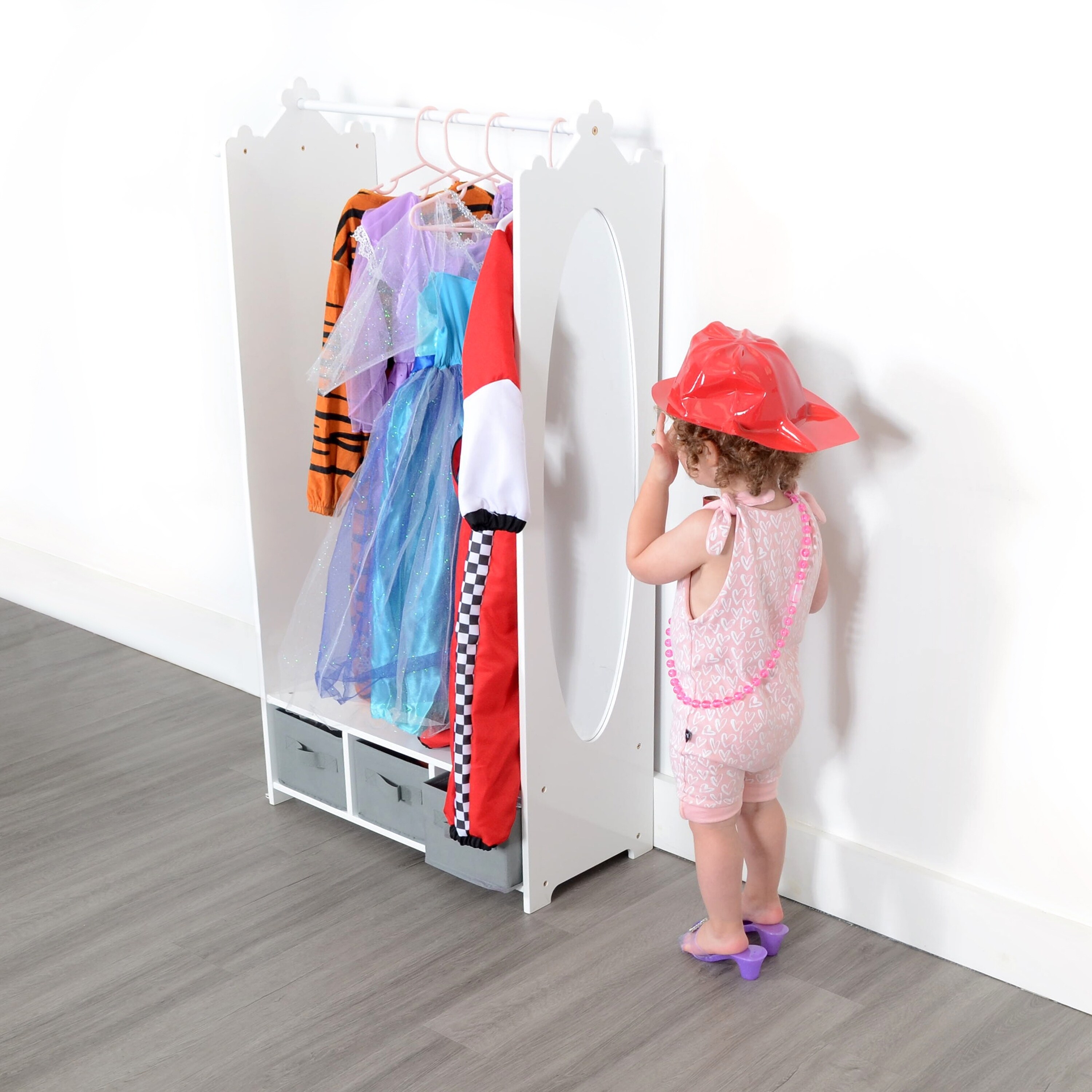kids dress up clothes storage
