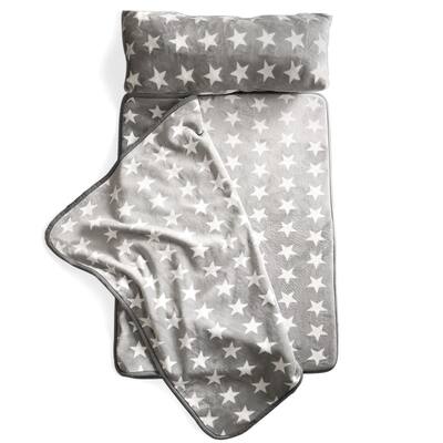 Milliard Memory Foam Nap Mat Roll with Blanket and Removable Pillow, for Toddler Daycare Preschool Kindergarten and Sleepovers