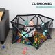 preview thumbnail 5 of 5, Milliard Playpen Portable Playard with Cushioning for Safety, For Travel, Indoor and Outdoor Play Yard Pen 48” x 27.5”
