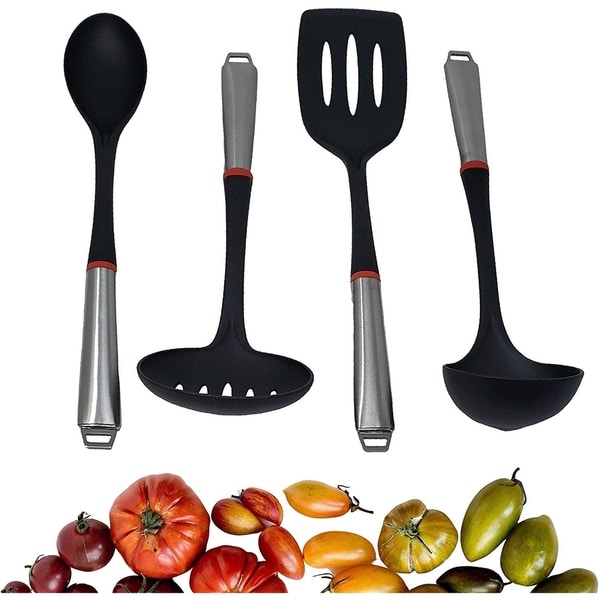 Shop Kitchen Utensil Set - 4 Nylon Cooking Utensils ...