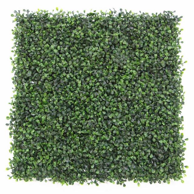 Artificial Boxwood Hedge Greenery Panels, 20"x20"/pc - 24pc