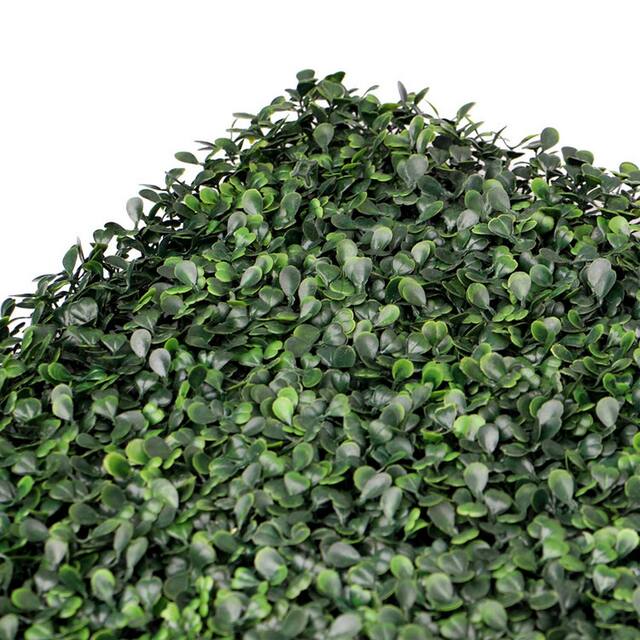 Artificial Boxwood Hedge Greenery Panels, 20"x20"/pc - 24pc