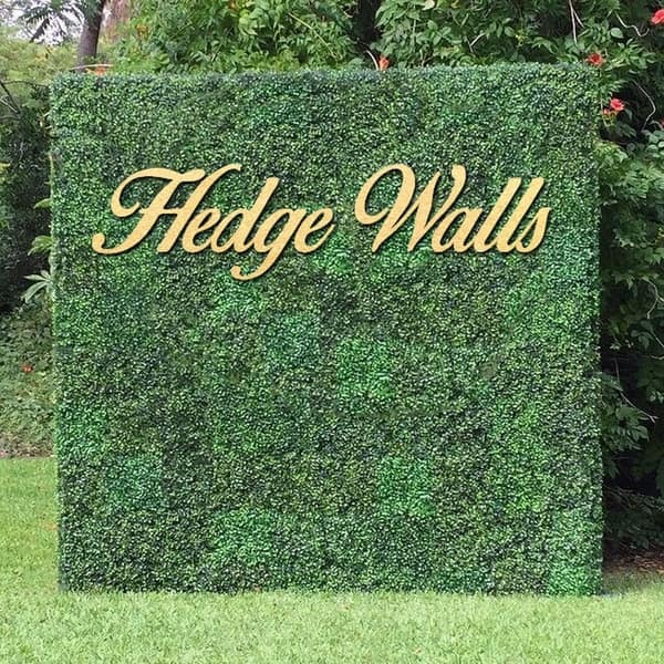 Artificial Boxwood Hedge Greenery Panels, 20"x20"/pc - 36pc