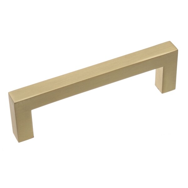GlideRite 5-Pack 3-3/4 in. Center Satin Gold Solid Square Bar Pulls - Satin Gold. Opens flyout.