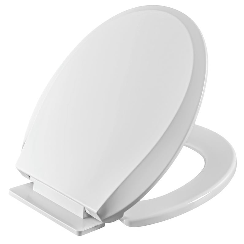 toilet seat without cover