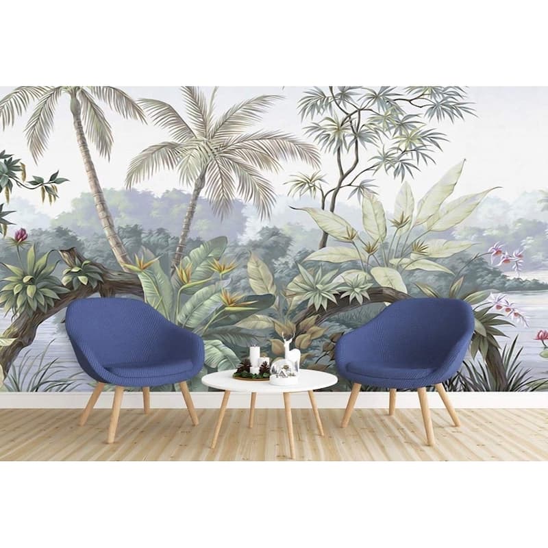 GK Wall Design Tropical Jungle Forest Removable Wallpaper