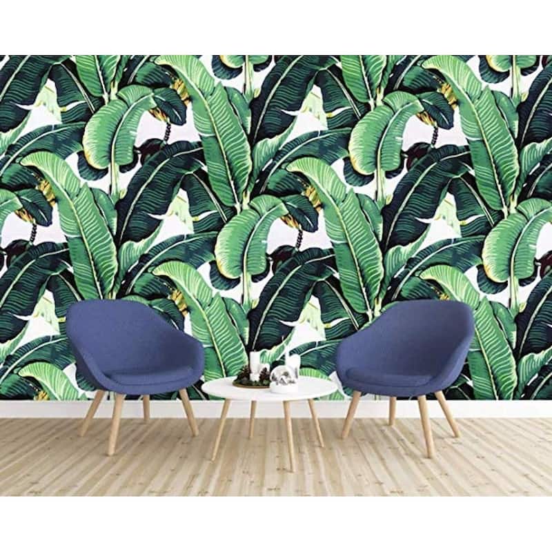 GK Wall Design Banana Tropical Leaves Removable Wallpaper