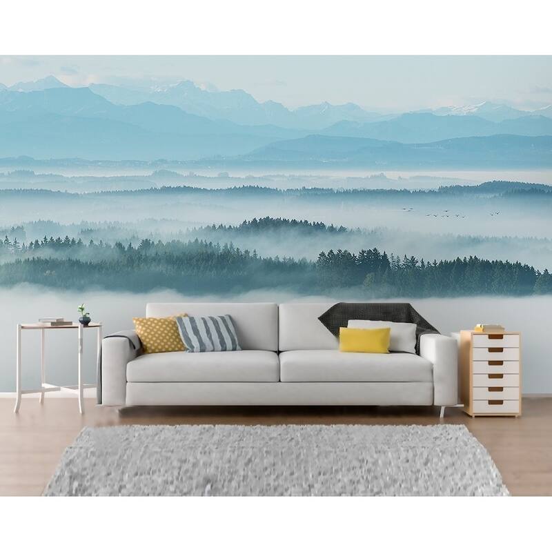 GK Wall Design Misty Nature Mountain Non-Woven Wallpaper