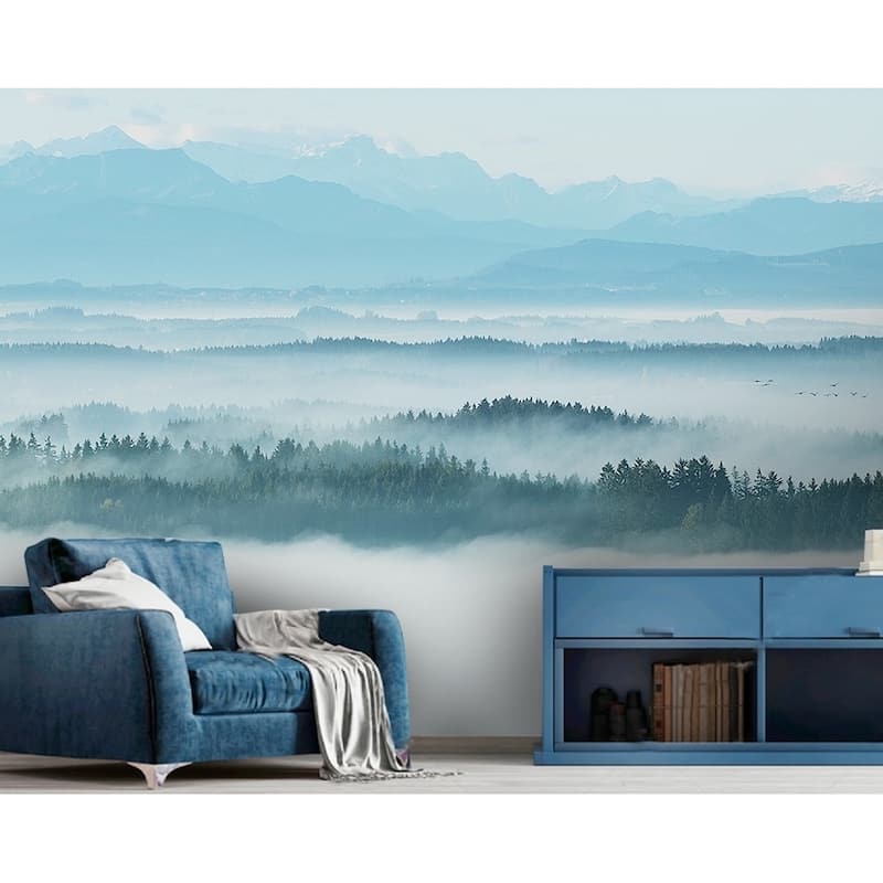 GK Wall Design Misty Nature Mountain Non-Woven Wallpaper