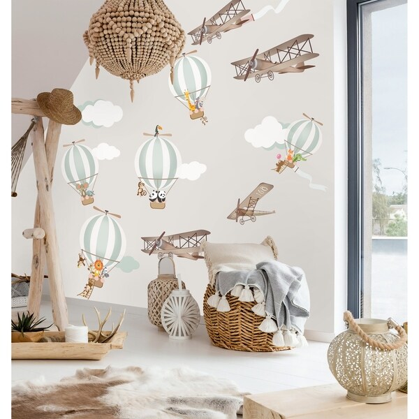 airplane wall decal