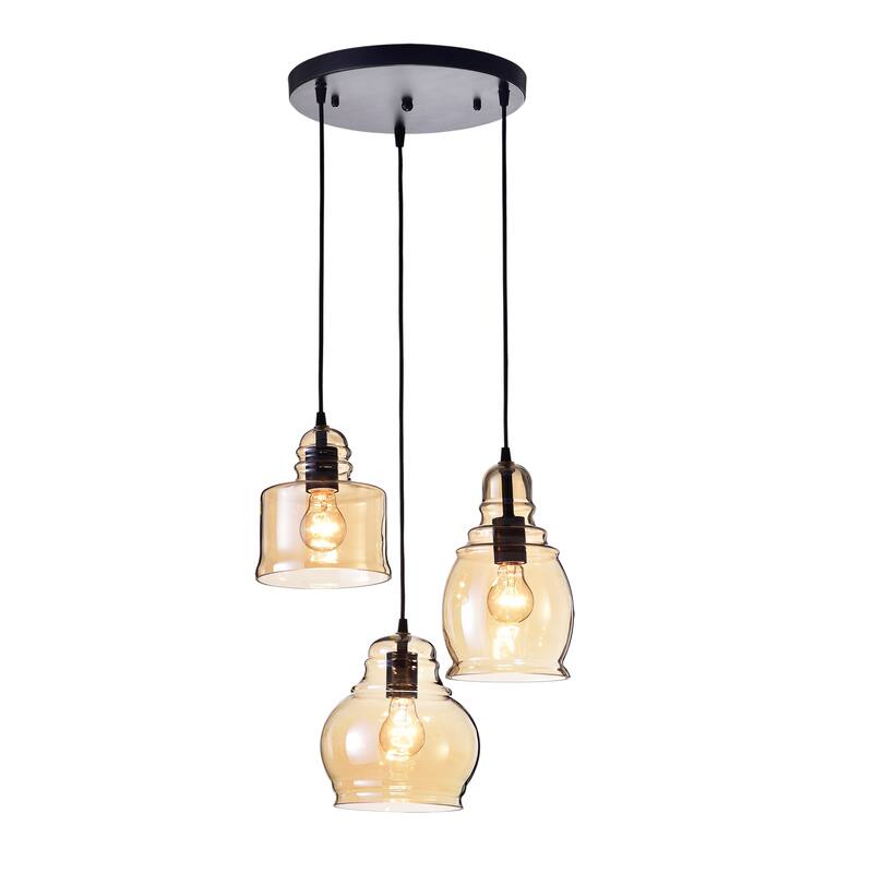 Corona 3-Light Cluster Bell Pandant