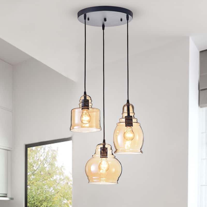 Corona 3-Light Cluster Bell Pandant