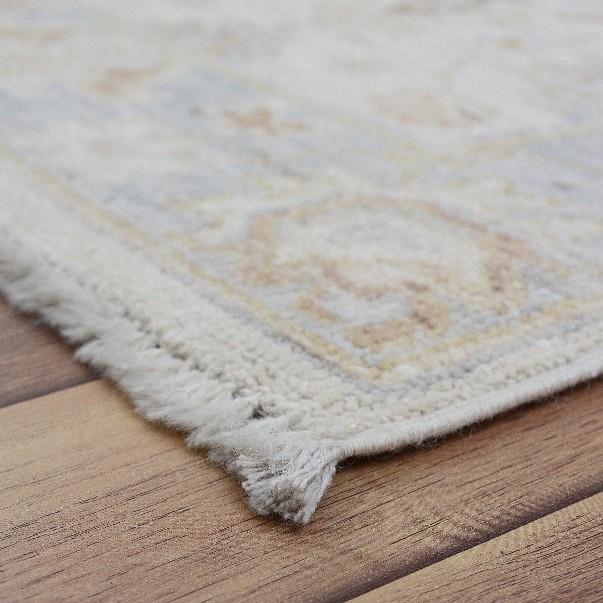Shop Decorative Floral Oushak Turkish Kitchen Area Rug Handmade Carpet 1 11 X 3 1 Overstock 30920765