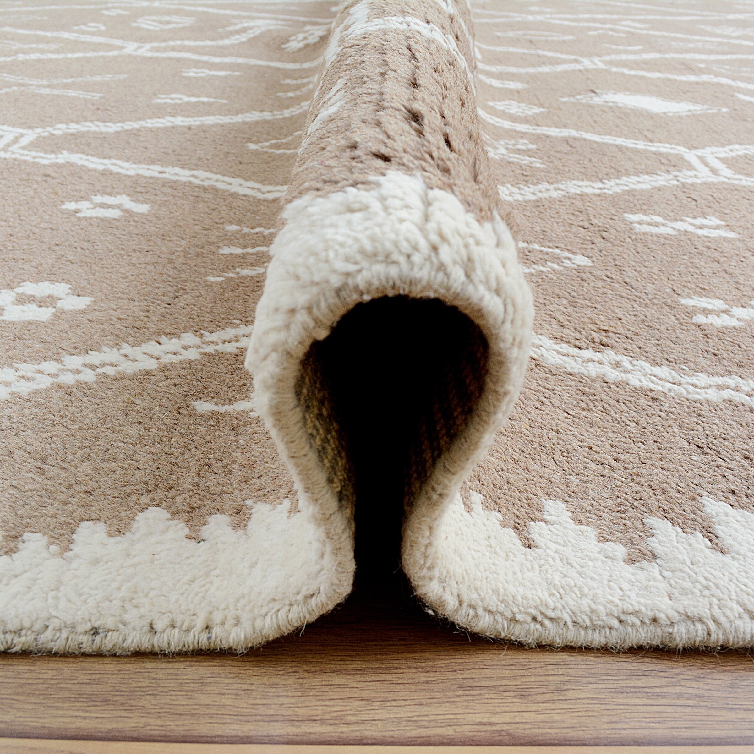 Shop Large Tribal Earth Tone Moroccan Living Room Area Rug Handmade Carpet 9 7 X 14 5 On Sale Overstock 30920787