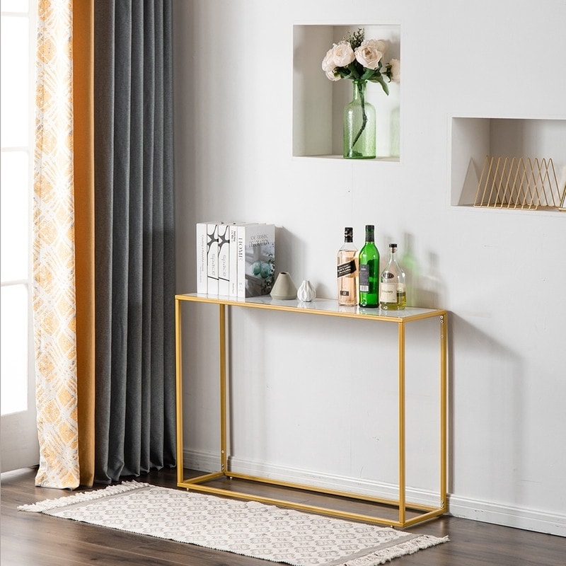 narrow console table for hallway