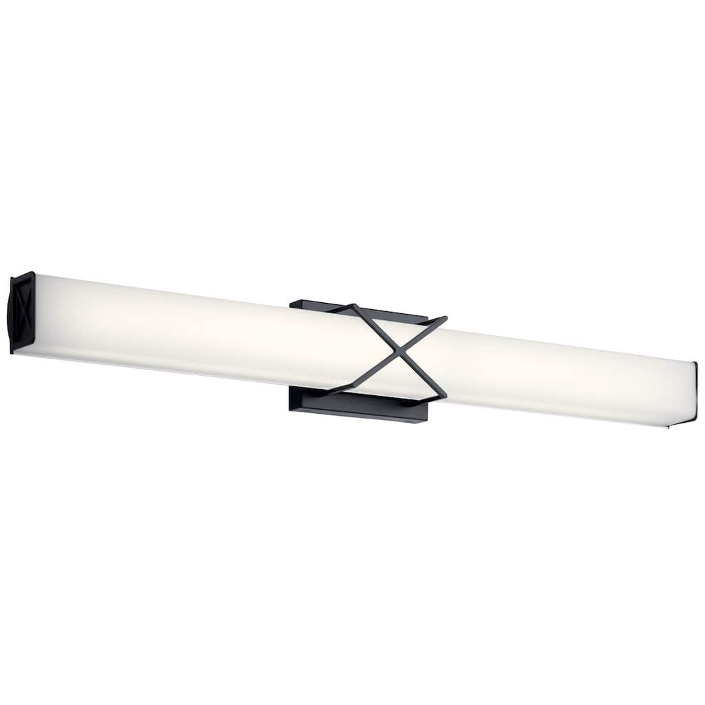 Kichler Lighting Trinsic 32-inch LED Linear Bath Light Matte Black
