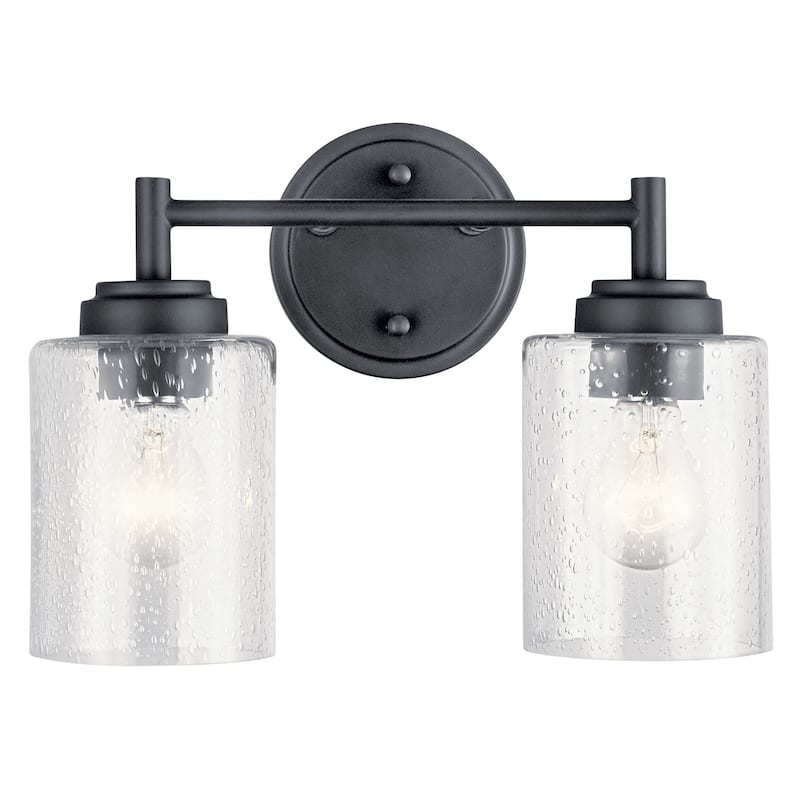 Kichler Lighting Winslow 2-Light Vanity Light Black