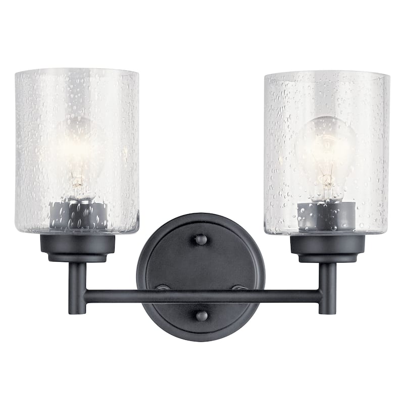 Kichler Lighting Winslow 2-Light Vanity Light Black