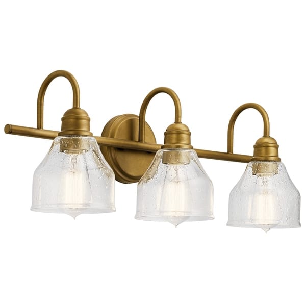 slide 2 of 4, Copper Grove Grandi 3-light Natural Brass Vanity Light
