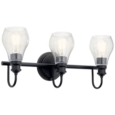 Kichler Lighting Greenbrier 3-Light Vanity Light Black