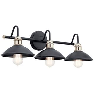 Kichler Lighting Clyde 3-Light Vanity Light Black