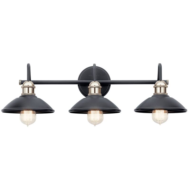 Kichler Lighting Clyde 3-Light Vanity Light Black