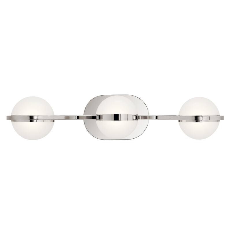 elan Brettin Collection 3-Light LED Vanity Light Polished Nickel