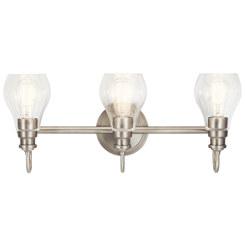 Kichler Lighting Greenbrier 3-Light Vanity Light Brushed Nickel