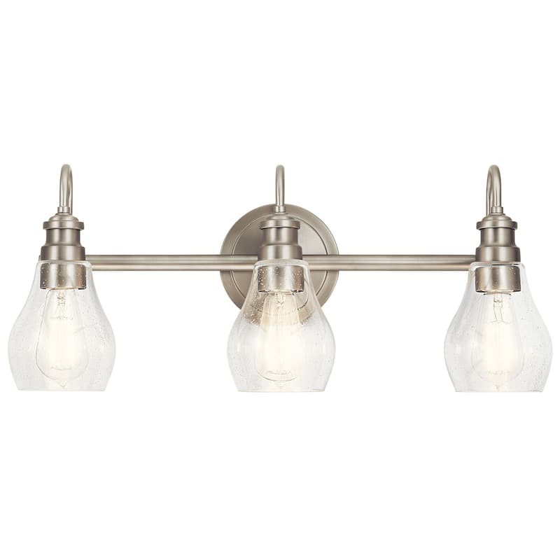 Kichler Lighting Greenbrier 3-Light Vanity Light Brushed Nickel