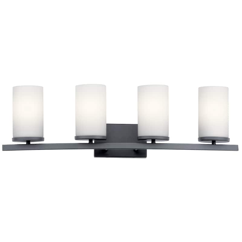 Kichler Lighting Crosby 4-Light Vanity Light Black