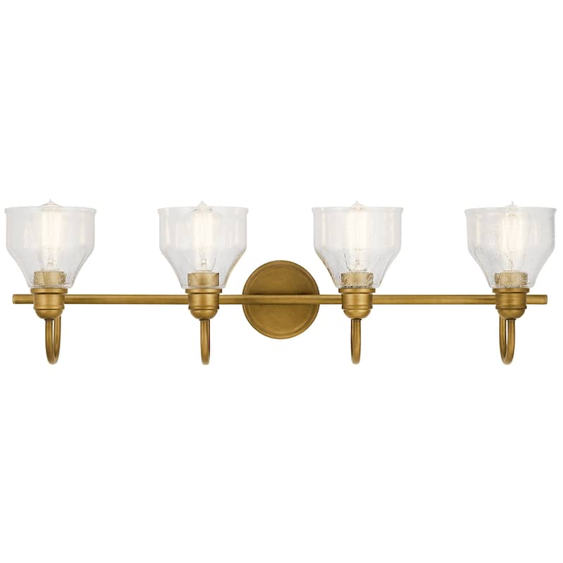 Kichler Lighting Avery 4-Light Vanity Light Natural Brass