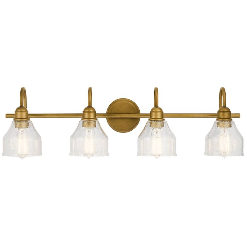 Kichler Lighting Avery 4-Light Vanity Light Natural Brass