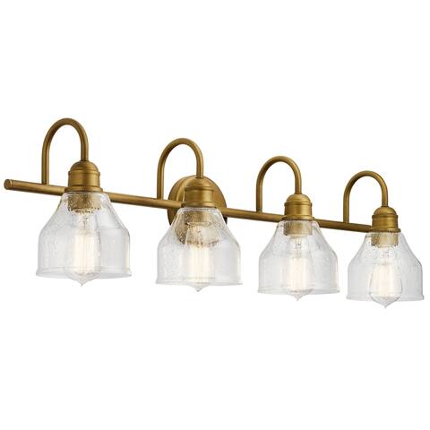 Kichler Lighting Avery 4-Light Vanity Light Natural Brass