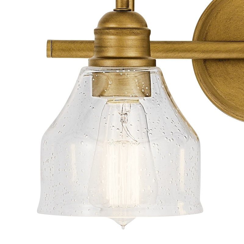 Kichler Lighting Avery 2-Light Vanity Light Natural Brass