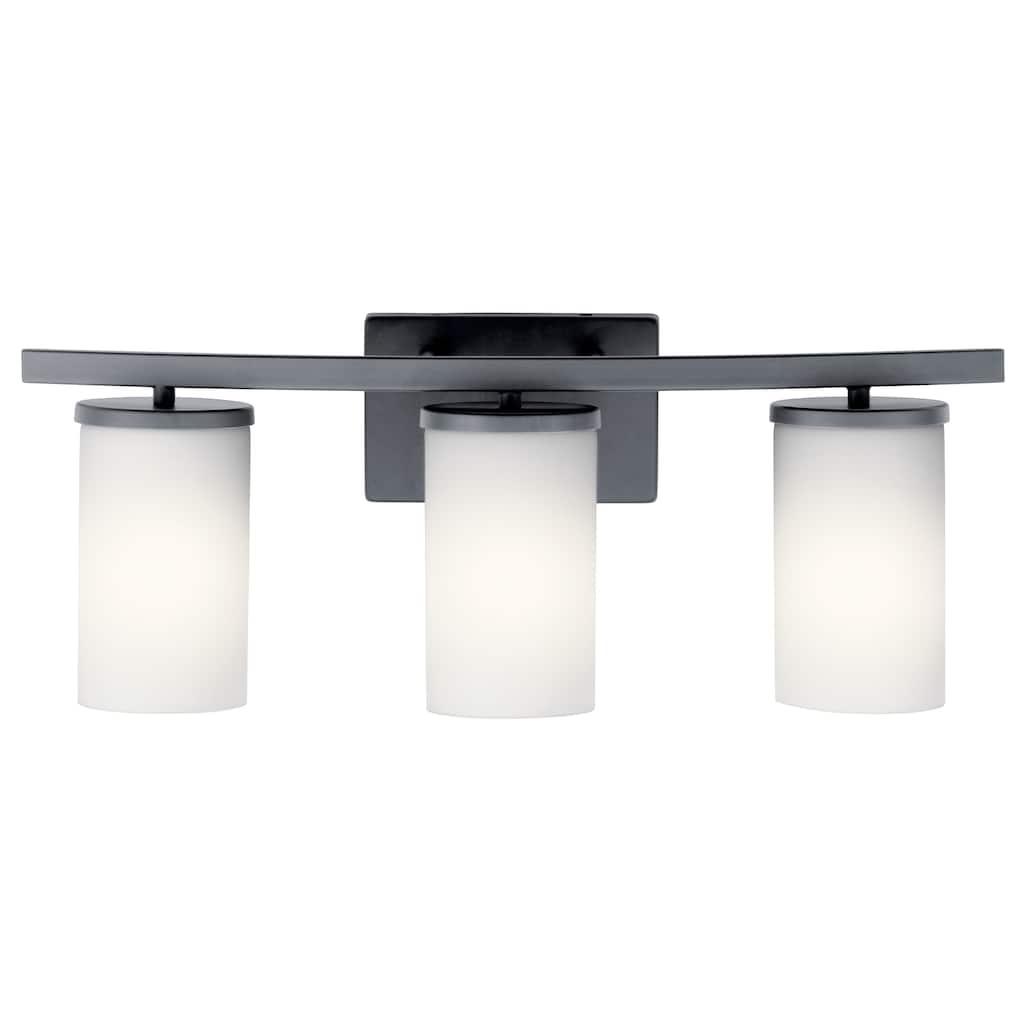 Kichler Lighting Crosby 3-Light Vanity Light Black