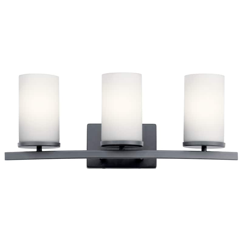 Kichler Lighting Crosby 3-Light Vanity Light Black